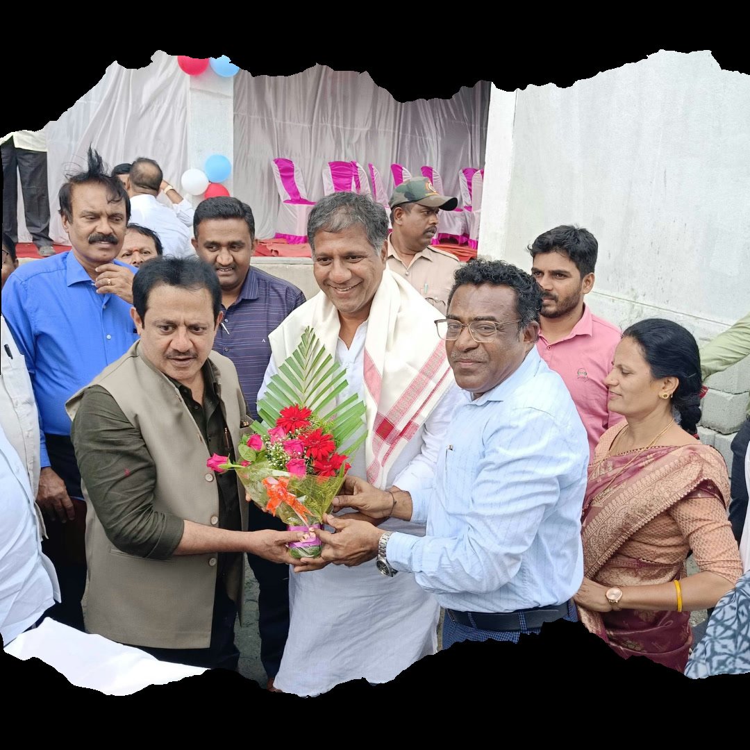 A.S. Betgeri leadership being felicitated at a function.